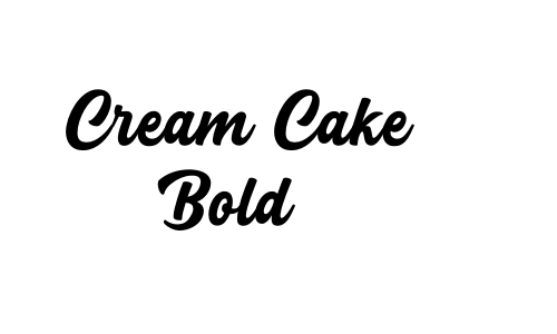 Cream Cake Bold Font