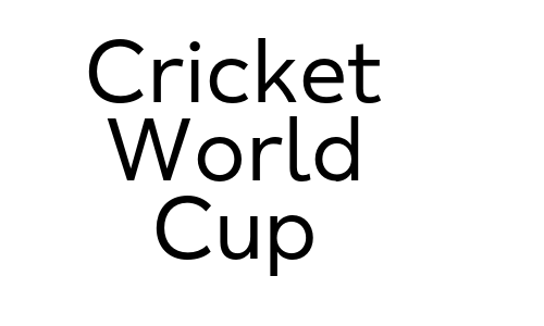 Cricket World Cup Font