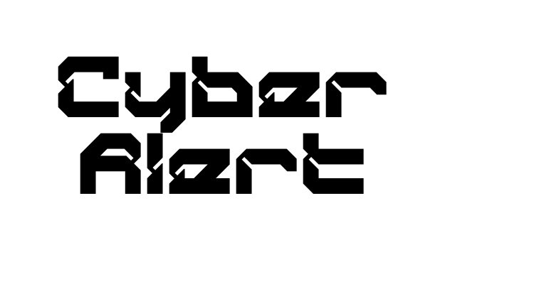 Cyber Alert Font