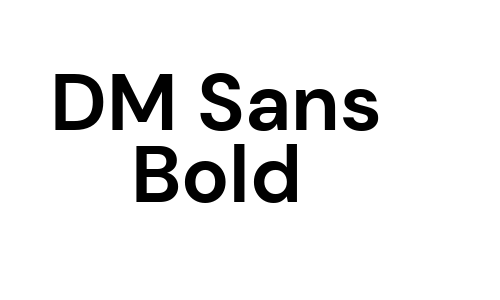 DM Sans Bold Font