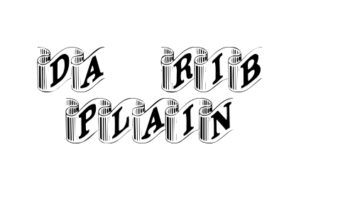 Da Rib Plain Font