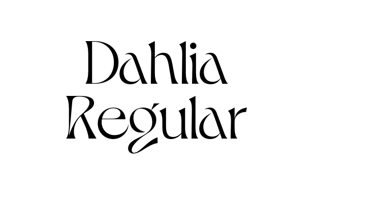 Dahlia Regular Font