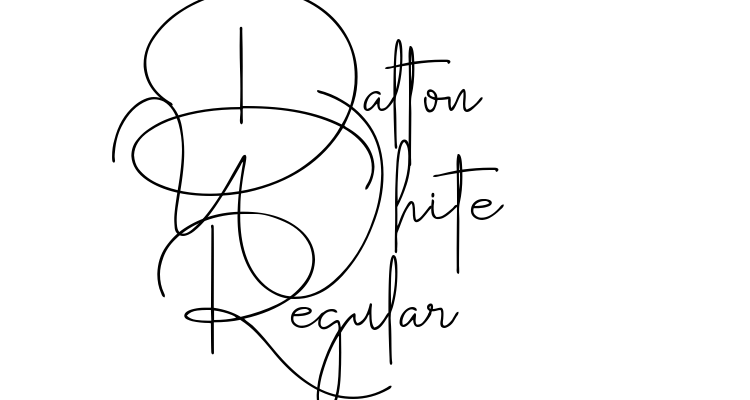 Dalton White Regular Font