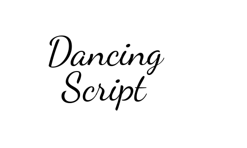 Dancing Script Font
