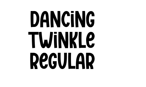 Dancing Twinkle Regular Font