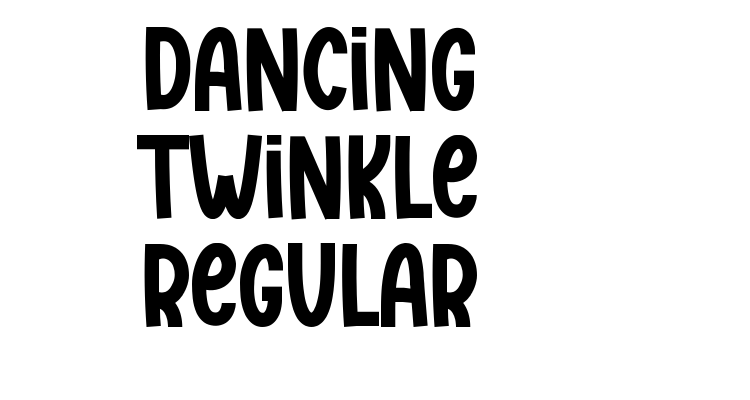Dancing Twinkle Regular Font