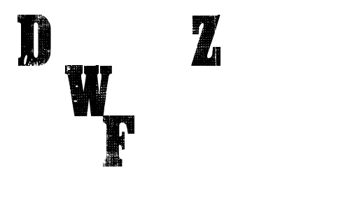 Danger Zone Warning Font Font
