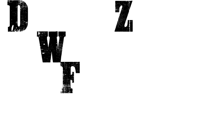 Danger Zone Warning Font Font