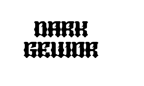 Dark Gewor Font