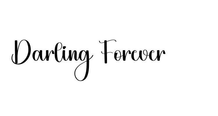 Darling Forever Font