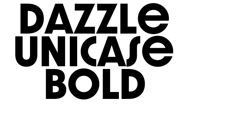 Dazzle Unicase Bold Font