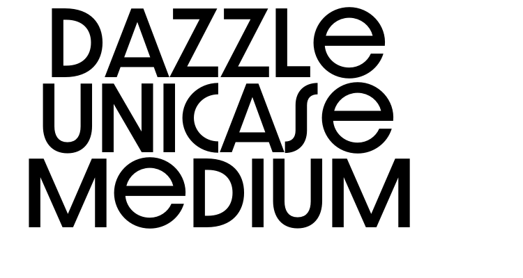 Dazzle Unicase Medium Font