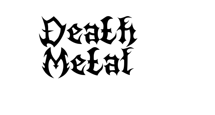 Death Metal Font