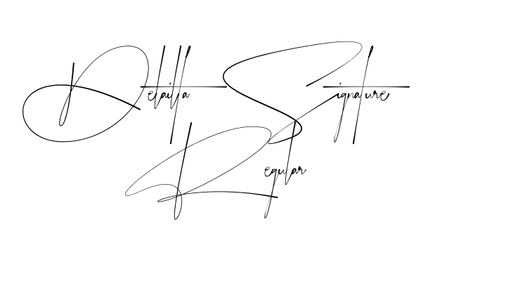 Delailta Signature Regular Font