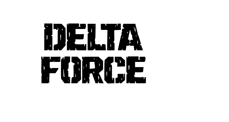 Delta Force Font