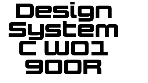 Design System C W01 900R
