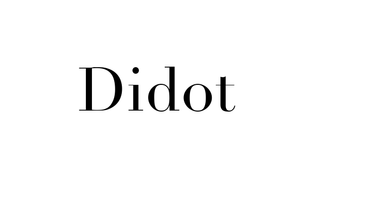 Didot Font