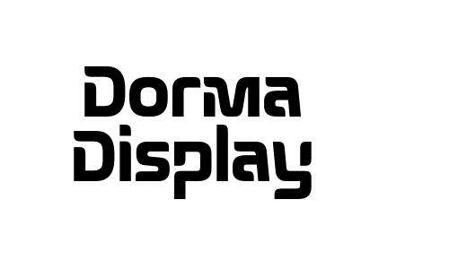 Dorma Display Font