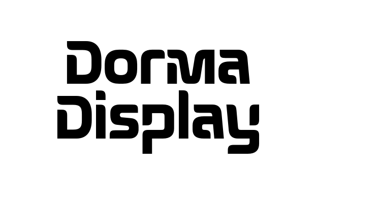 Dorma Display Font