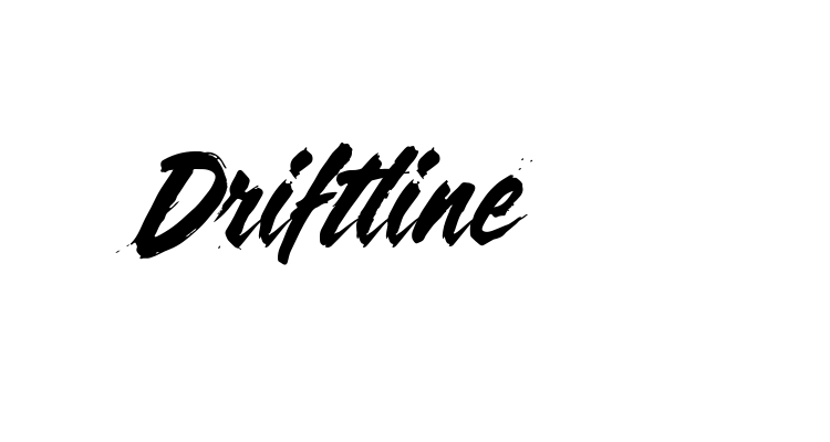 Driftline Font