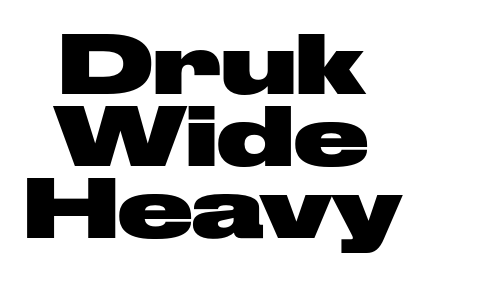 Druk Wide Heavy Font