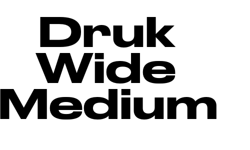Druk Wide Medium Font