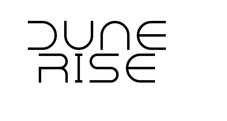 Dune Rise Font