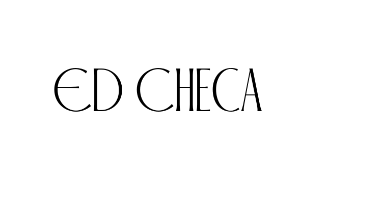 ED Checa Font