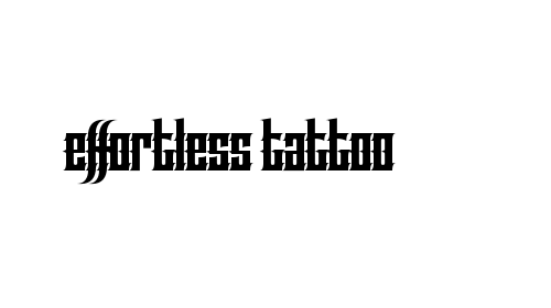 Effortless Tattoo