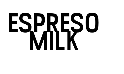 Espreso Milk Font