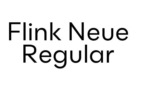 Flink Neue Regular Font