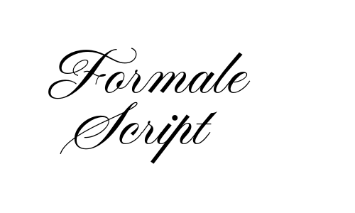 Formale Script Font