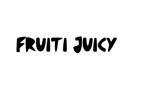 Fruiti Juicy Font