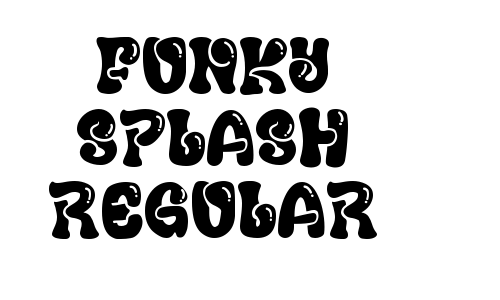 Funky Splash Regular Font