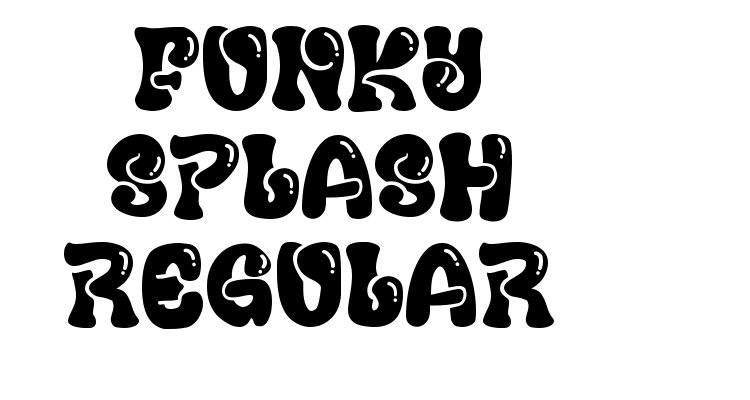 Funky Splash Regular Font