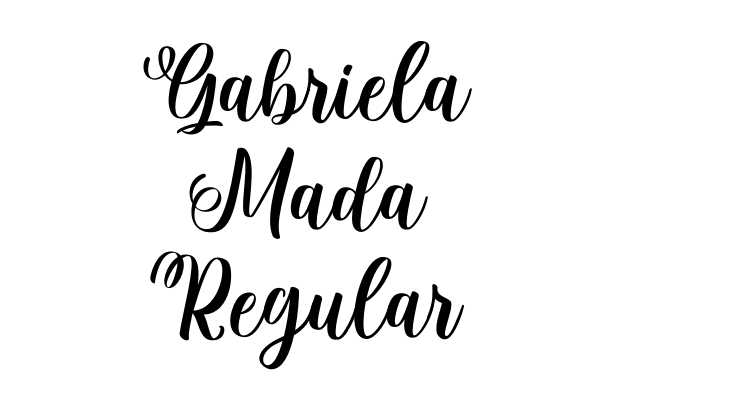 Gabriela Mada Regular Font