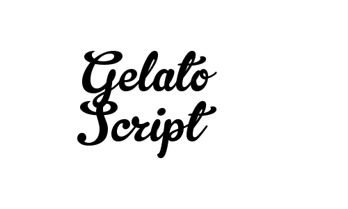 Gelato Script Font