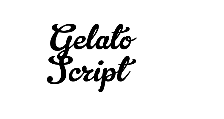 Gelato Script Font
