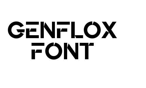 Genflox Font Font