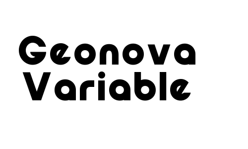 Geonova Variable Font