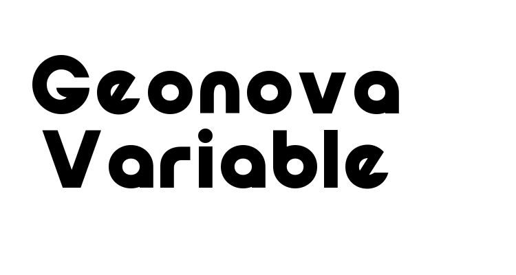 Geonova Variable Font