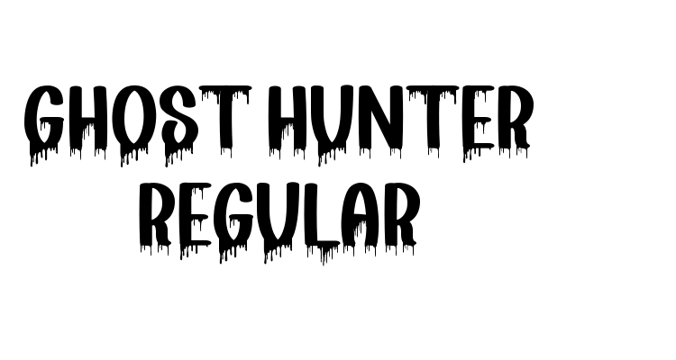 Ghost Hunter Regular Font