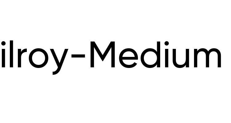 Gilroy-Medium Font