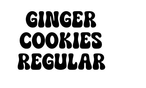 Ginger Cookies Regular Font