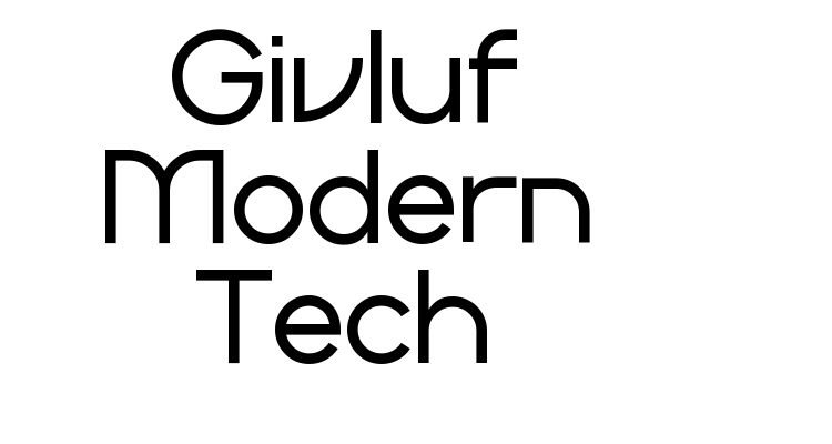 Givluf Modern Tech Font