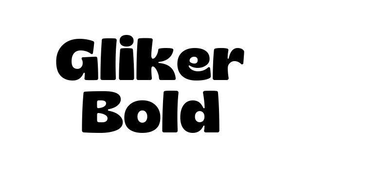 Gliker Bold Font