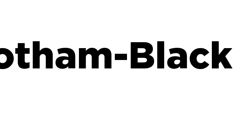 Gotham-Black Font