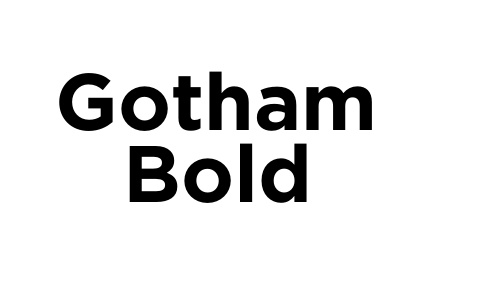Gotham Bold Font