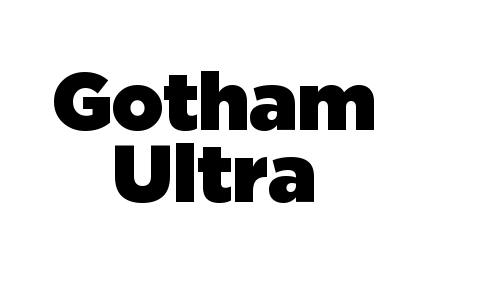 Gotham Ultra Font