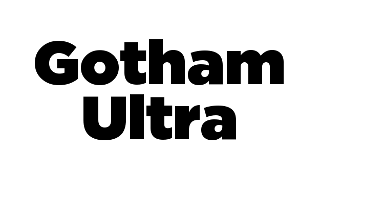 Gotham Ultra Font